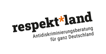 Logo respekt*land Antidiskriminierungsberatung für ganz Deutschland